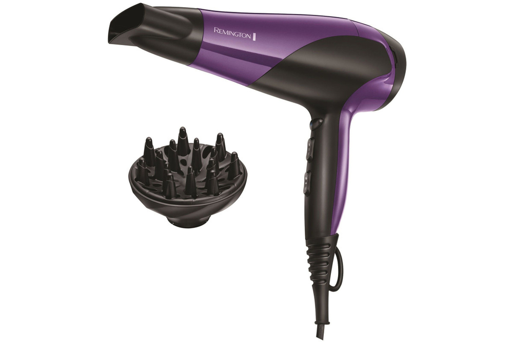 Фен Remington D3190 2200Вт фиолетовый/черный