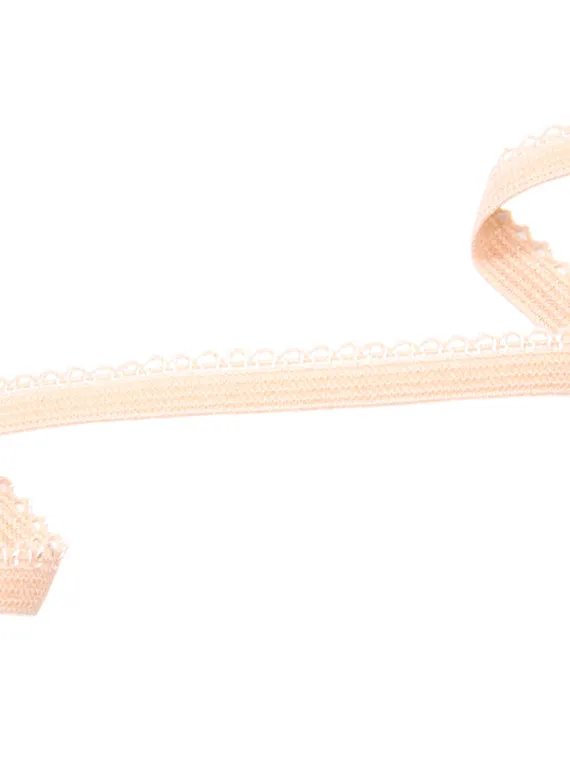 126 К-94/9 Резинка ажурная Lauma 9 мм, телесный 126