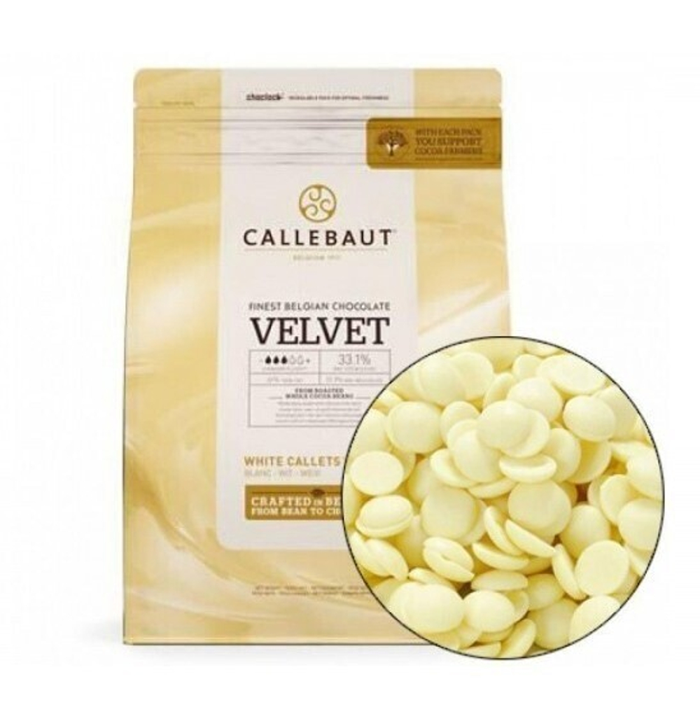 Шоколад белый Callebaut Velvet 32 % - 100 гр