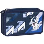 Пенал TIGER FAMILY с наполнением, 3 отделения, 29 предметов, "Midair", 19х11х7 см, 270235