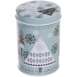 Банка жестяная «Снежинка» 400мл 7,6*11см