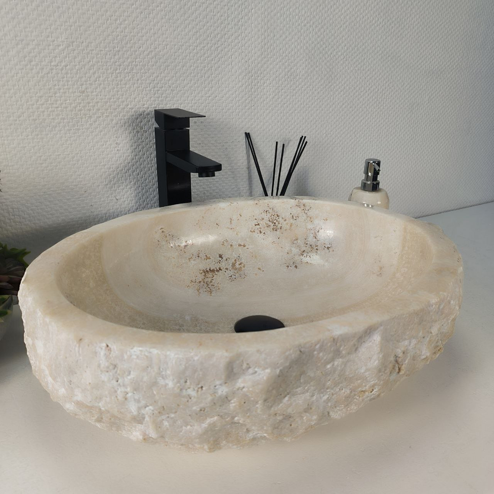 Раковина из оникса Erozy White EO-64272 54*42*16 0213