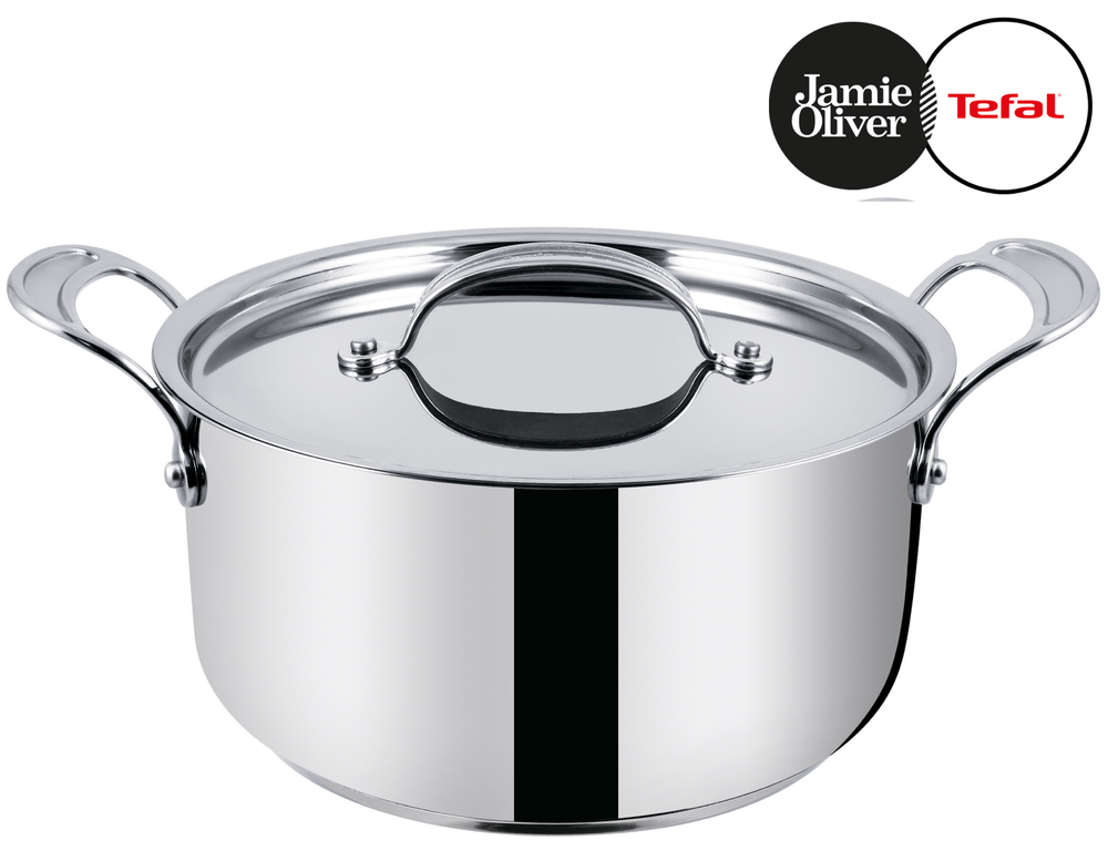Кастрюля с крышкой Tefal Jamie Oliver 20 см 3 л H8044444