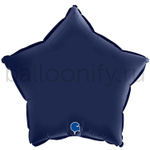 Фольгированная фигура, звезда, 18"/46СМ Сатин Blue Navy