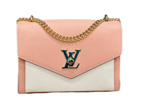Сумка Louis Vuitton Mylockme BB персиковый