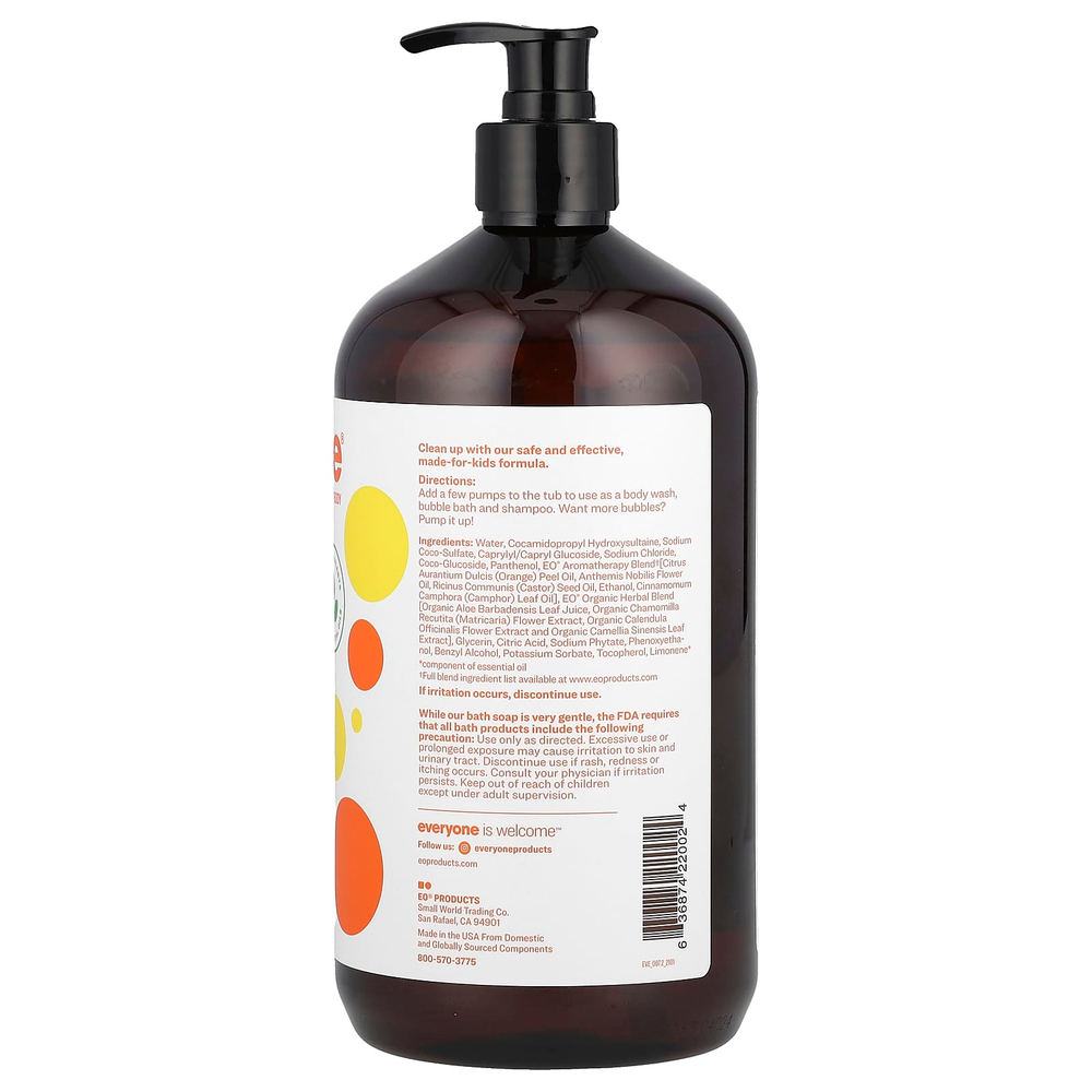 Everyone, мыло для детей 3 в 1, сочный апельсин, 946 мл (32 жидк. унции)