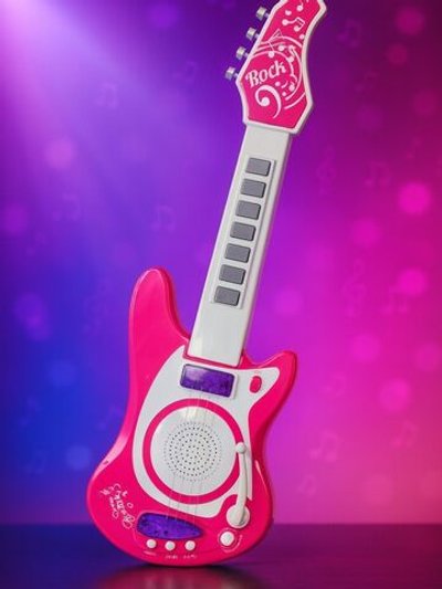 Гитара музыкальная с микрофоном, детская (200692442)