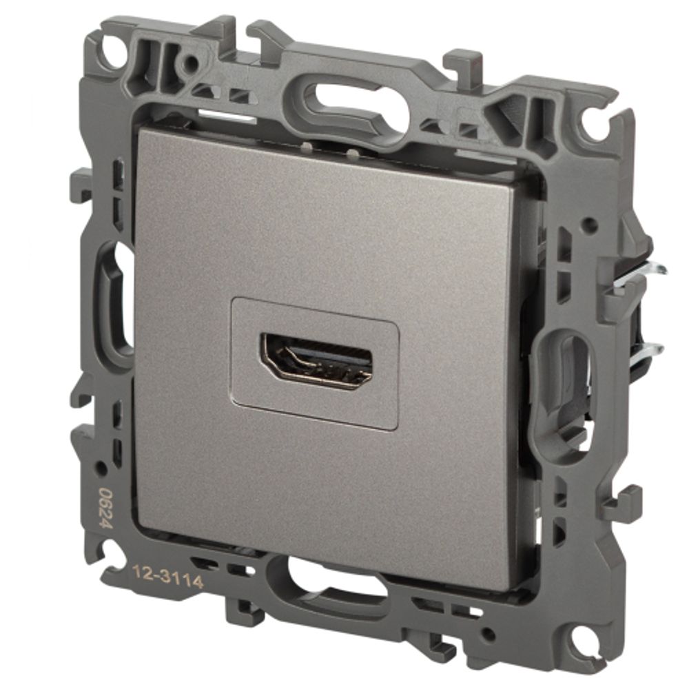 Розетка ЭРА Серия 12 12-3114-16 HDMI титан