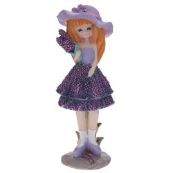 GAEM Фигурка декоративная "Девочка", L10 W9 H25 см, 2в.