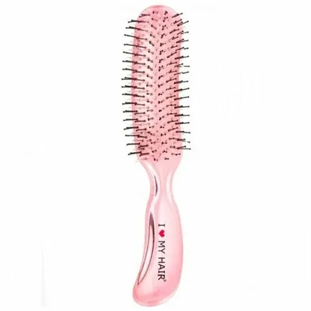 Щётка ILMH "Aqua Brush" 18280SC розовая прозрачная М