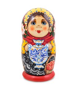 Народные промыслы МР-24/ 35-E Матрешка 5м «Анастасия с самоваром»