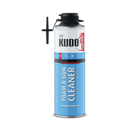 Очиститель монтажной пены Kudo Home Foam&Gun cleaner, 650 мл