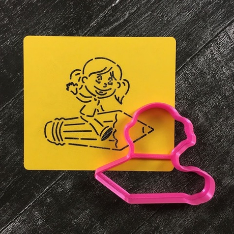 Ученик №13 Девочка на карандаше