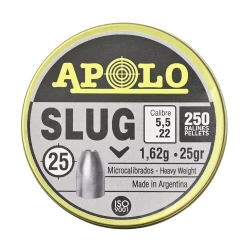 Пули APOLO Slug 5,5 мм 1.62 г (250 шт)