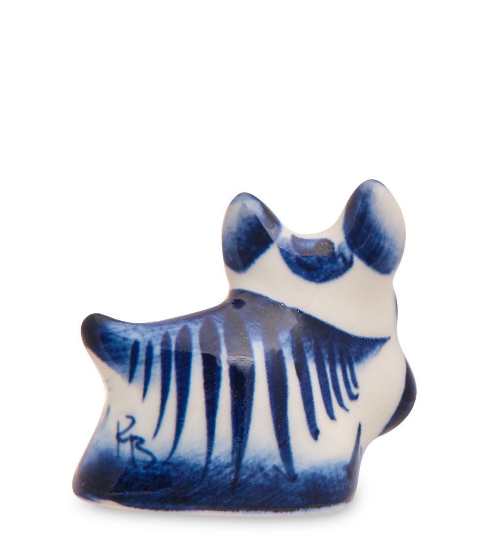 ГЛ- 755 Фигурка «Вест-хайленд-уайт-терьер» мал. (Гжельский фарфор)