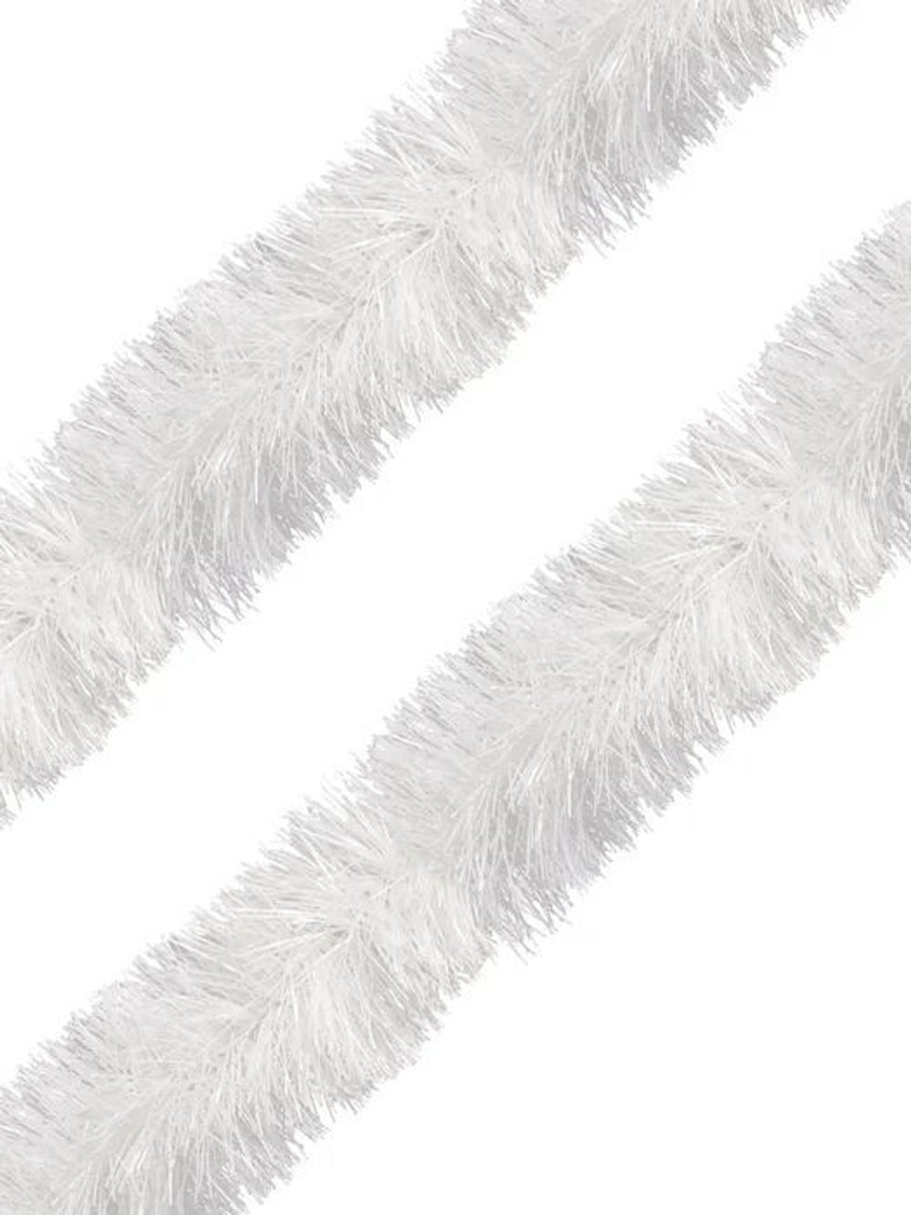 Мишура 6 слоёв 9х200см, белый, SYDC23-192