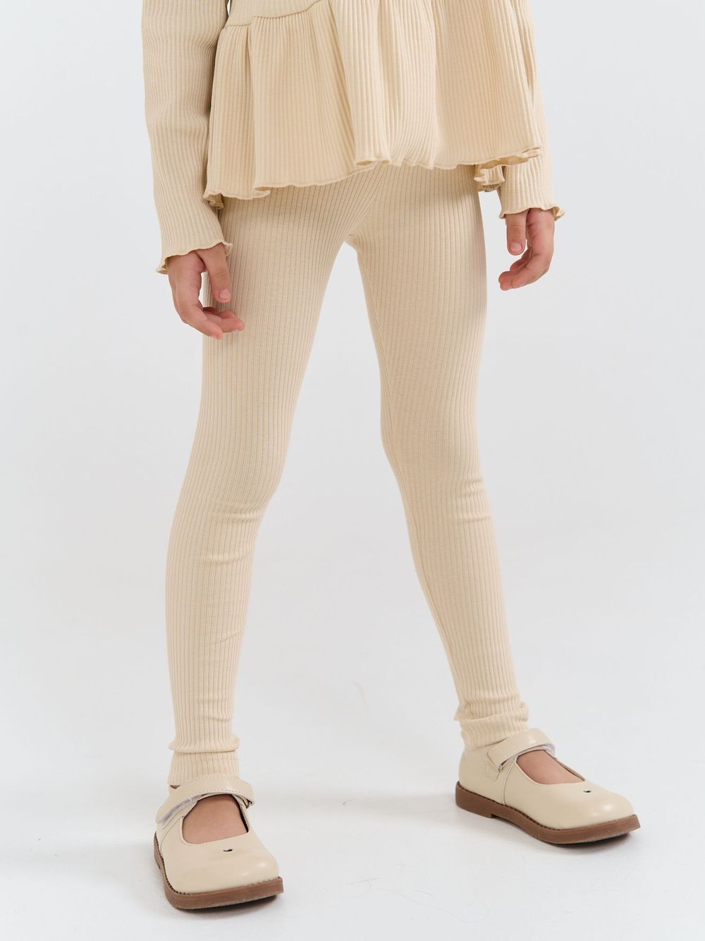 Лосины "Крем-брюле" в рубчик