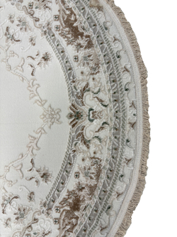 Ковер JASMINE 35760Z CREAM / CREAM Овал