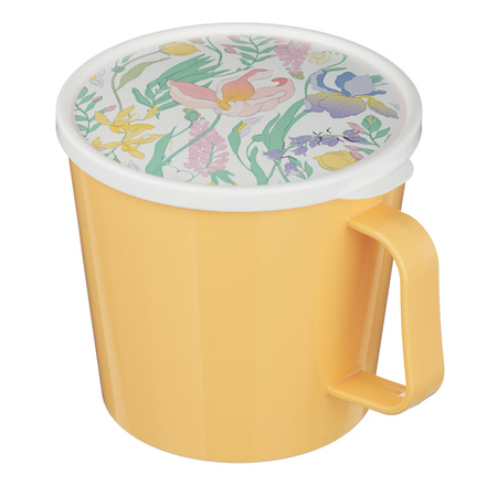 Ботаника Кружка с крышкой 750мл, пластик, 3 цвета