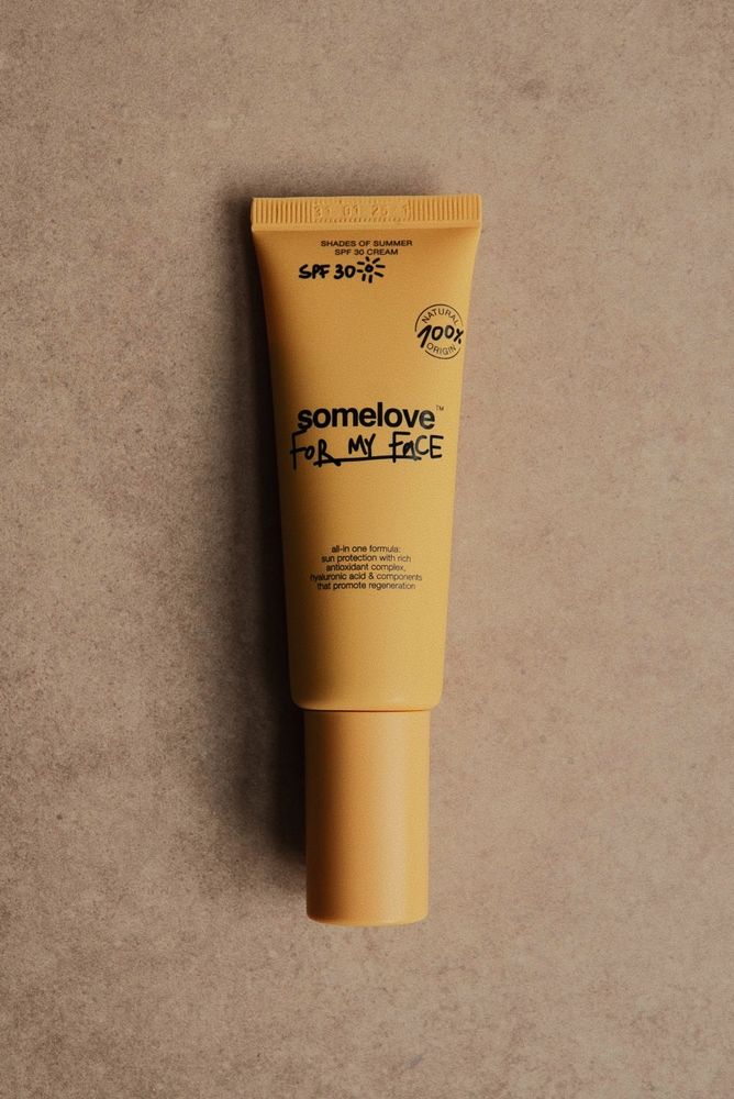 Солнцезащитный крем для лица SPF 30, 50 мл / Somelove
