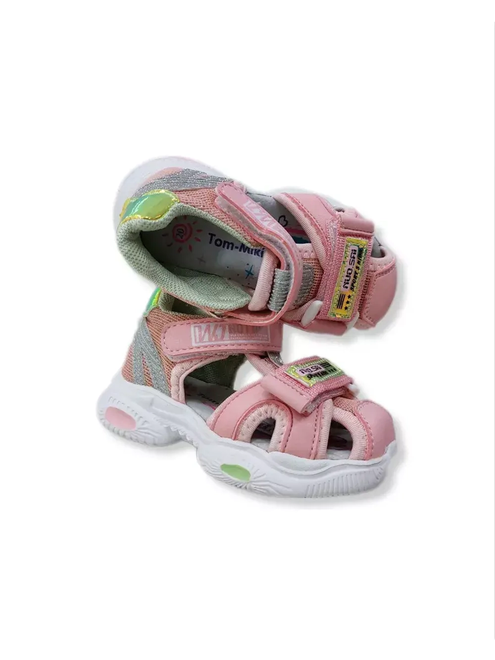 Сандалии для малышки спортивные лето.