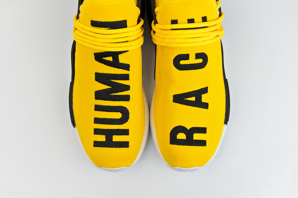 Кроссовки Adidas NMD x Pharrell Williams Human Race Yellow
