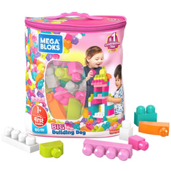 Mega Bloks First Builders - Большая ЭКО-сумка с блоками 80 шт DCH62 / артикул   DCH62  / GTIN 00000000