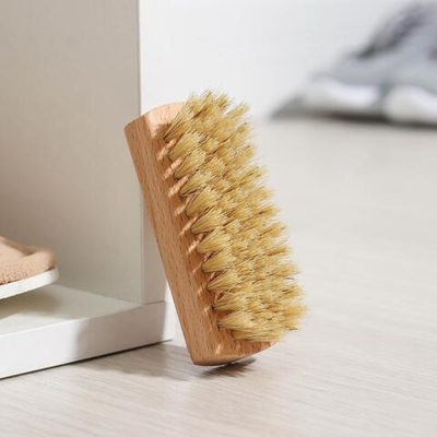 Щётка для обуви с 59 пучками из натурального волоса (Цвет: не задано)