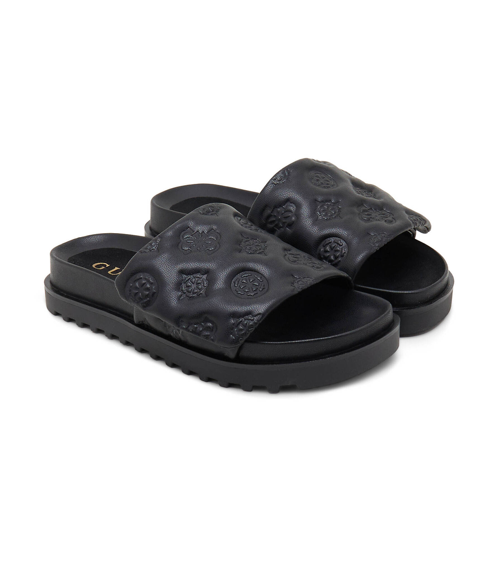 Шлепанцы Guess - черный(FLJFAB FAL19)