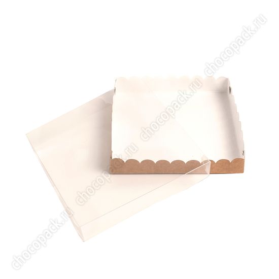 Упаковка с прозрачной крышкой для пряников и конфет