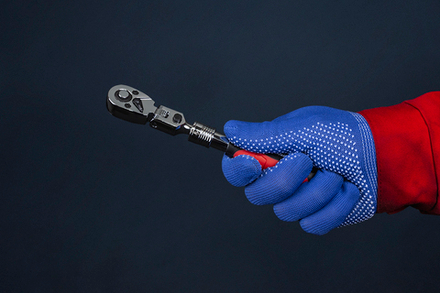 Трещотка телескопическая шарнирная на 1/4' с 72 зубами CS-T.14.60.72TC