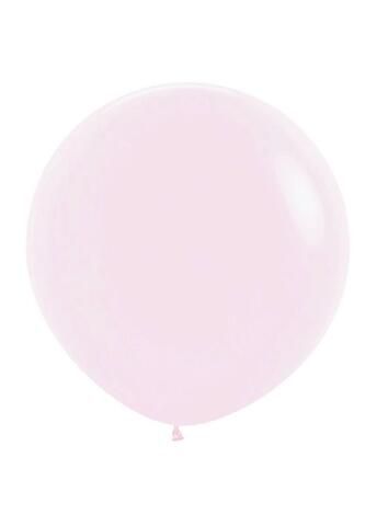 Большой нежно-розовый шар макарунс