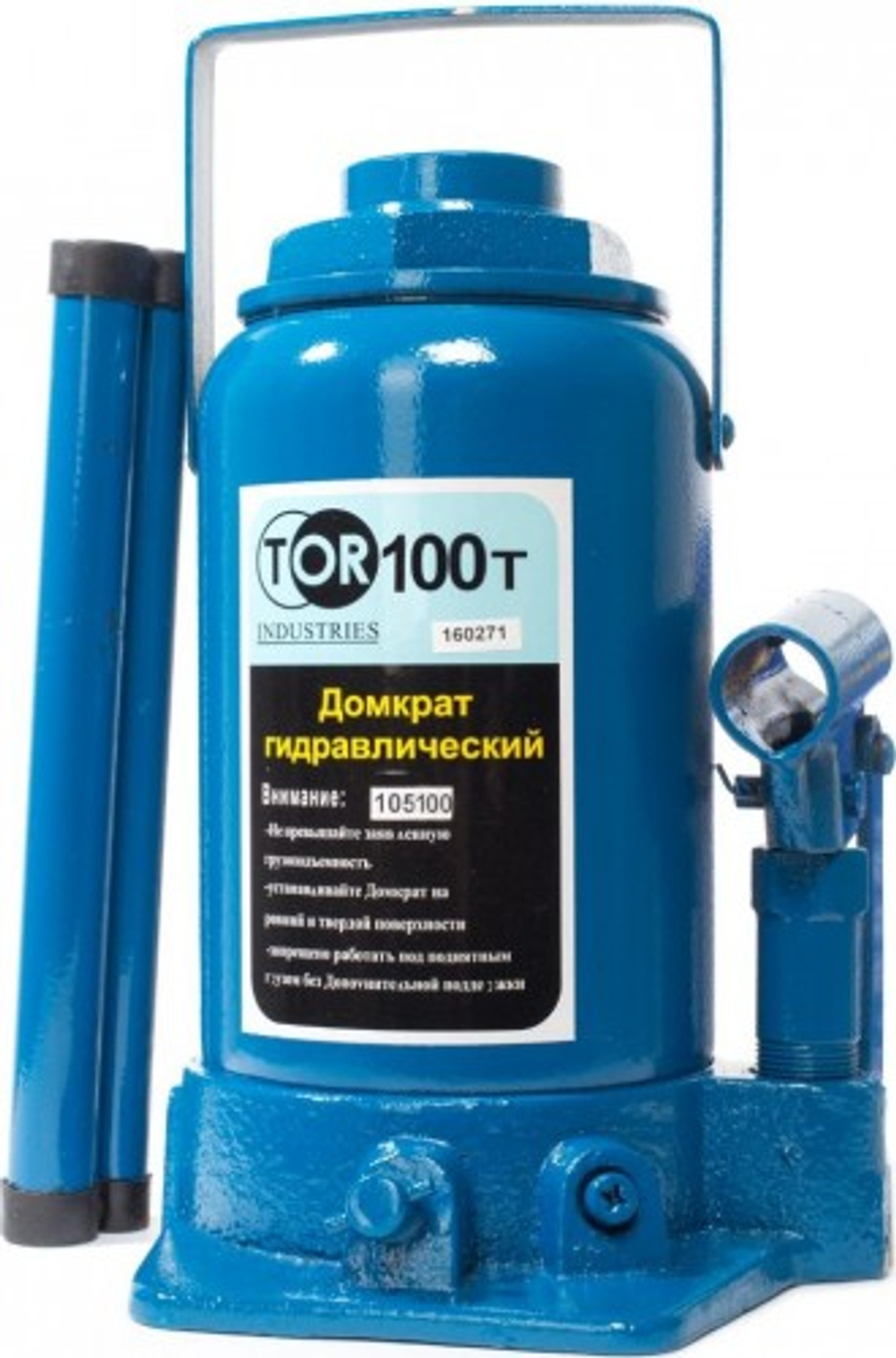 Домкрат бутылочный TOR 100 т (100 т - 350/490 мм) 105100 105100