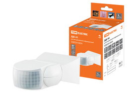 Датчик движения  настенный  ДДС-05 1200Вт, 10-420с, 12м, 3+Лк, 180гр, IP65, TDM SQ0324-0024