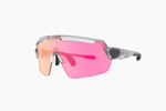 Спортивные очки Demetz G-Suit / Matte Crystal / Matte Dark Violet V. Pink Photochromic Mirror Red Cat.1 to 3