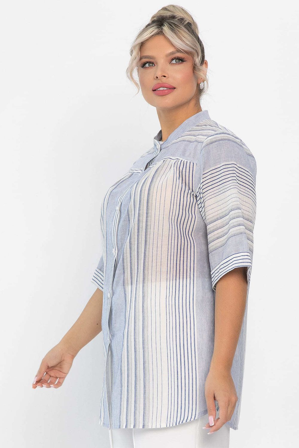 Блуза Июль (голубая) Б13876-24М LT Collection