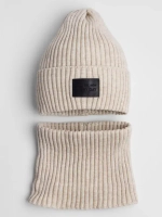 Шапка и снуд детские осенние