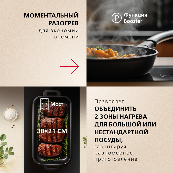 Индукционная варочная панель Hansa ELEMENTA BHI38600