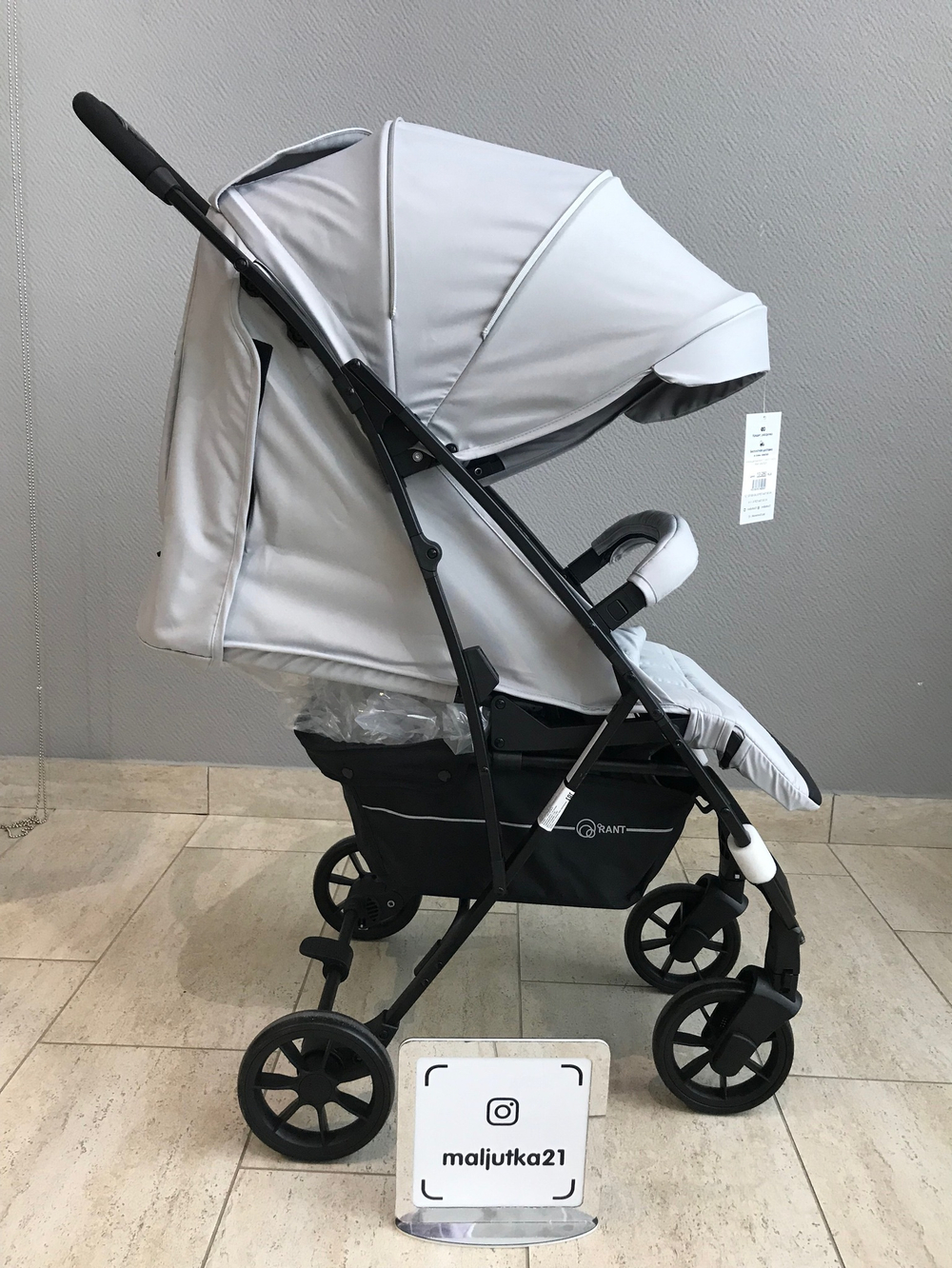 Коляска детская RANT "LARGO" RA054 Silver Grey 2024