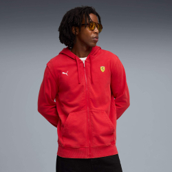 PUMA X SCUDERIA FERRARI МУЖСКАЯ СПОРТИВНАЯ ТОЛСТОВКА С КАПЮШОНОМ, КРАСНЫЙ