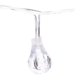 Гирлянда для дома 4,0 м 20 ламп LED с насадками КАПЛЯ, прозрач.пров., авторежим.,IP-20 RG/RB (возможность соединения)