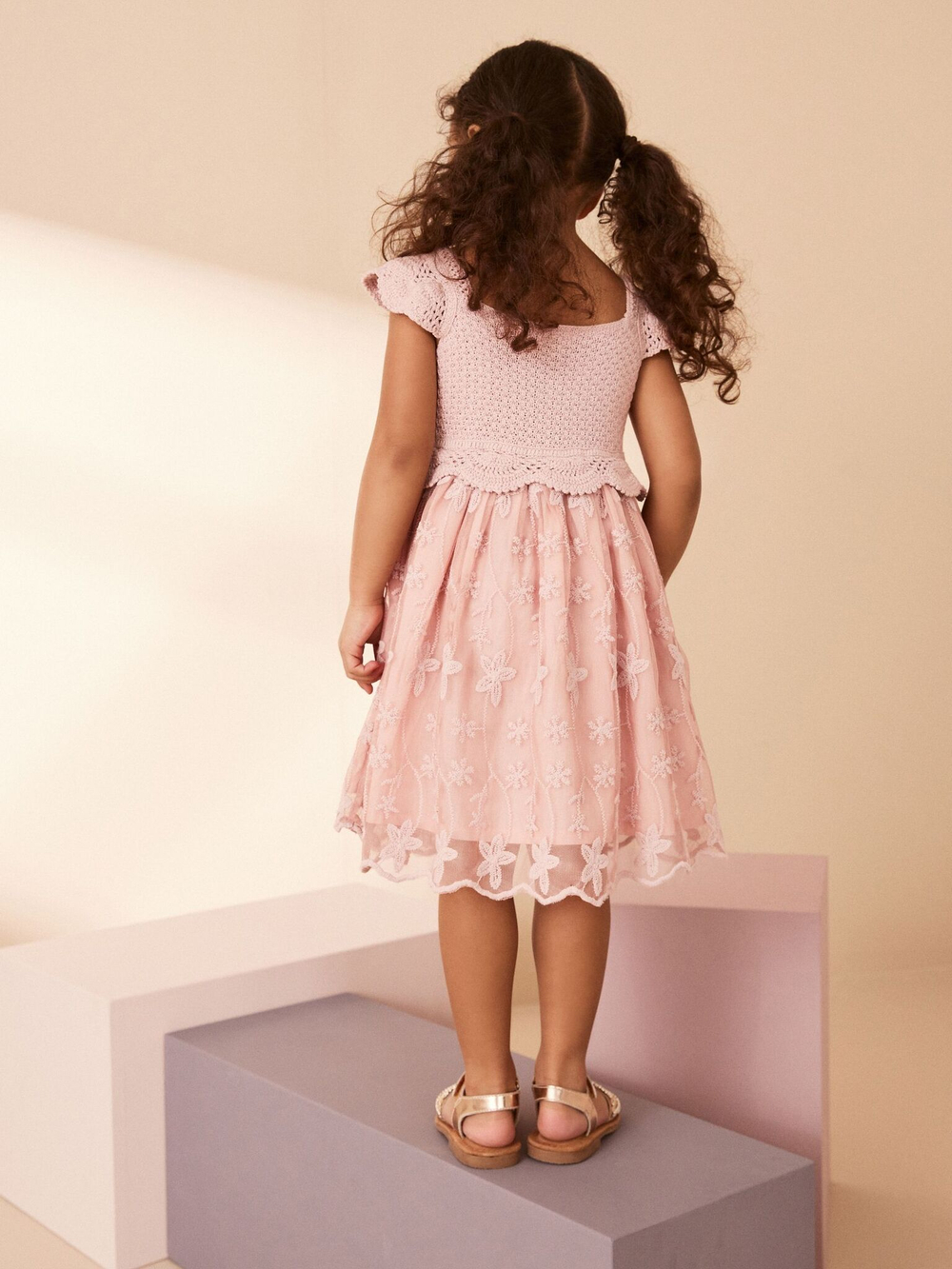 Сарафан для девочки Next 195-616, Розовый