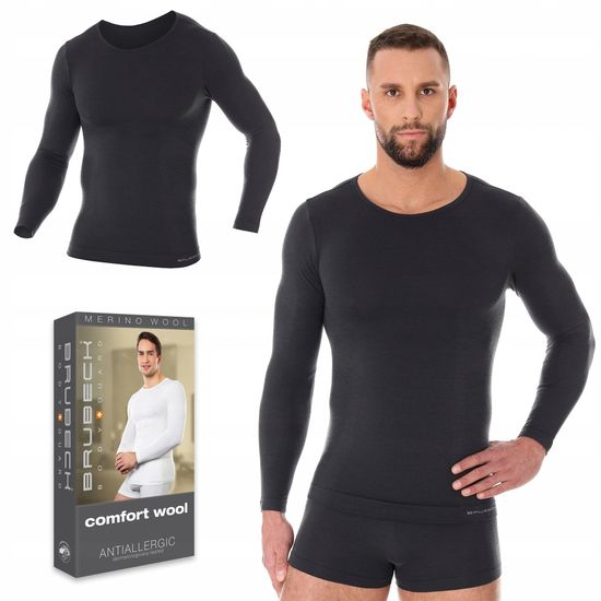 Термобелье мужская рубашка BRUBECK Comfort Wool LS11600