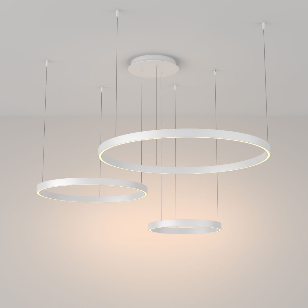 Люстра светодиодная подвесная Maytoni Rim MOD058PL-L100W3K