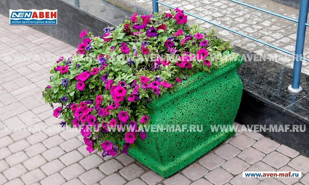 Вазон для цветов бетонный
