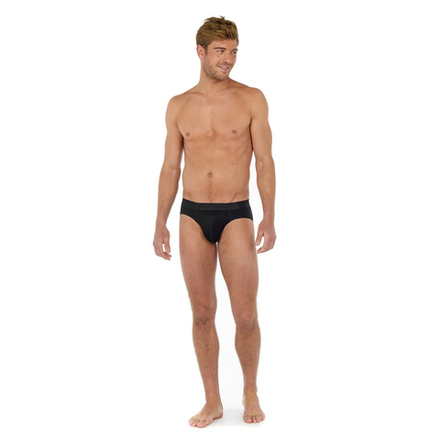 Мужские трусы брифы черные HOM HO1 Mini Briefs HO1 359521_400004