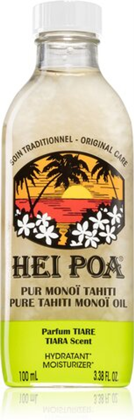 Hei Poa Pure Tahiti Monoï Oil Tiara - многофункциональное масло для тела и волос /   100  ml  / GTIN 3394021000512