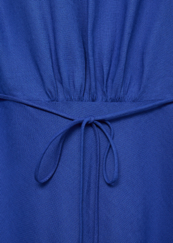 Льняное платье с цветами