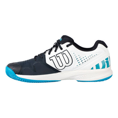 Мужские теннисные кроссовки Wilson Kaos Comp 2.0 CC Ultra Clay Court Shoe Special Edition Men - White, Dark Blue