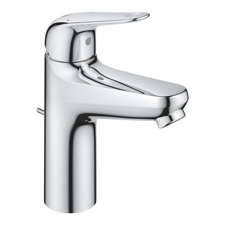 Смеситель для раковины GROHE Euroeco однорычажный 1/2″ M-Size, хром (24265001)